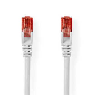 Nedis CAT6 Netwerkkabel | RJ45 Male | RJ45 Male | U/UTP | 30.0 m | Rond | PVC | Wit | Label