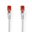 CAT6 Netwerkkabel | RJ45 Male | RJ45 Male | U/UTP | 30.0 m | Rond | PVC | Wit | Label
