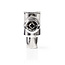 IEC (Coax) Connector | 90° Gehoekt | Male | Vernikkeld | 75 Ohm | Schroef | Diameter kabelinvoer: 7.0 mm | Metaal | Zilver | 2 Stuks | Doos