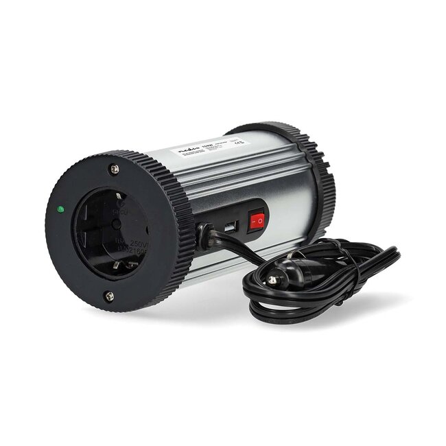 Nedis stroomomvormer | 12V naar 230V + USB | 150W | gemodificeerde sinus