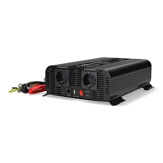 Nedis Nedis stroomomvormer | 24V naar 230V + USB | 2000W | zuivere sinus