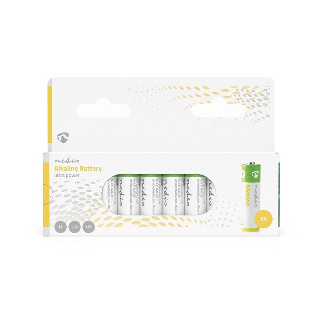 Nedis Ultra Power AA (LR6) batterijen | 10 stuks in blister