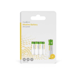 Nedis Nedis Ultra Power AAA (LR03) batterijen | 4 stuks in blister