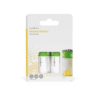Nedis Nedis Ultra Power C (LR14) batterijen | 2 stuks in blister