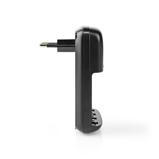 Nedis batterijenlader voor AA-, AAA- en E (9V) batterijen