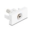Delock Easy 45 Module stereo jack female 3.5 mm 3 pin to stereo jack female 3.5 mm 3 pin white