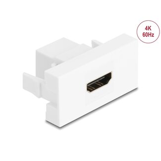 DeLOCK Delock Easy 45 Module HDMI female to HDMI female 4K 60Hz white
