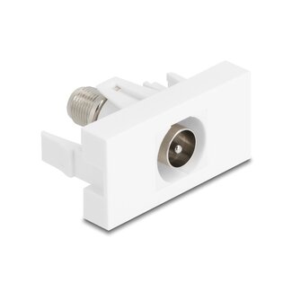 DeLOCK Delock Easy 45 Module IEC male to F female white
