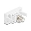 Delock Easy 45 Module IEC male to F female white