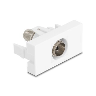 DeLOCK Delock Easy 45 Module IEC female to F female white