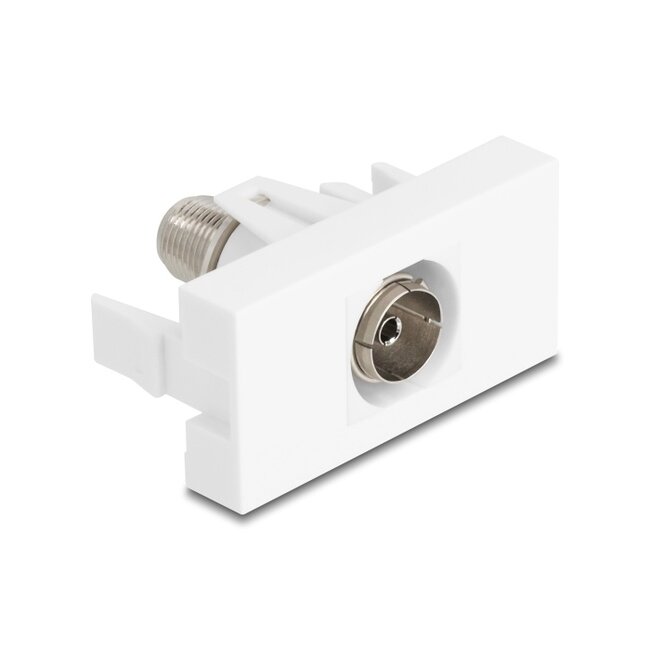 Delock Easy 45 Module IEC female to F female white