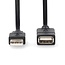 Nedis USB-A verlengkabel | USB2.0 | tot 2A | 1 meter