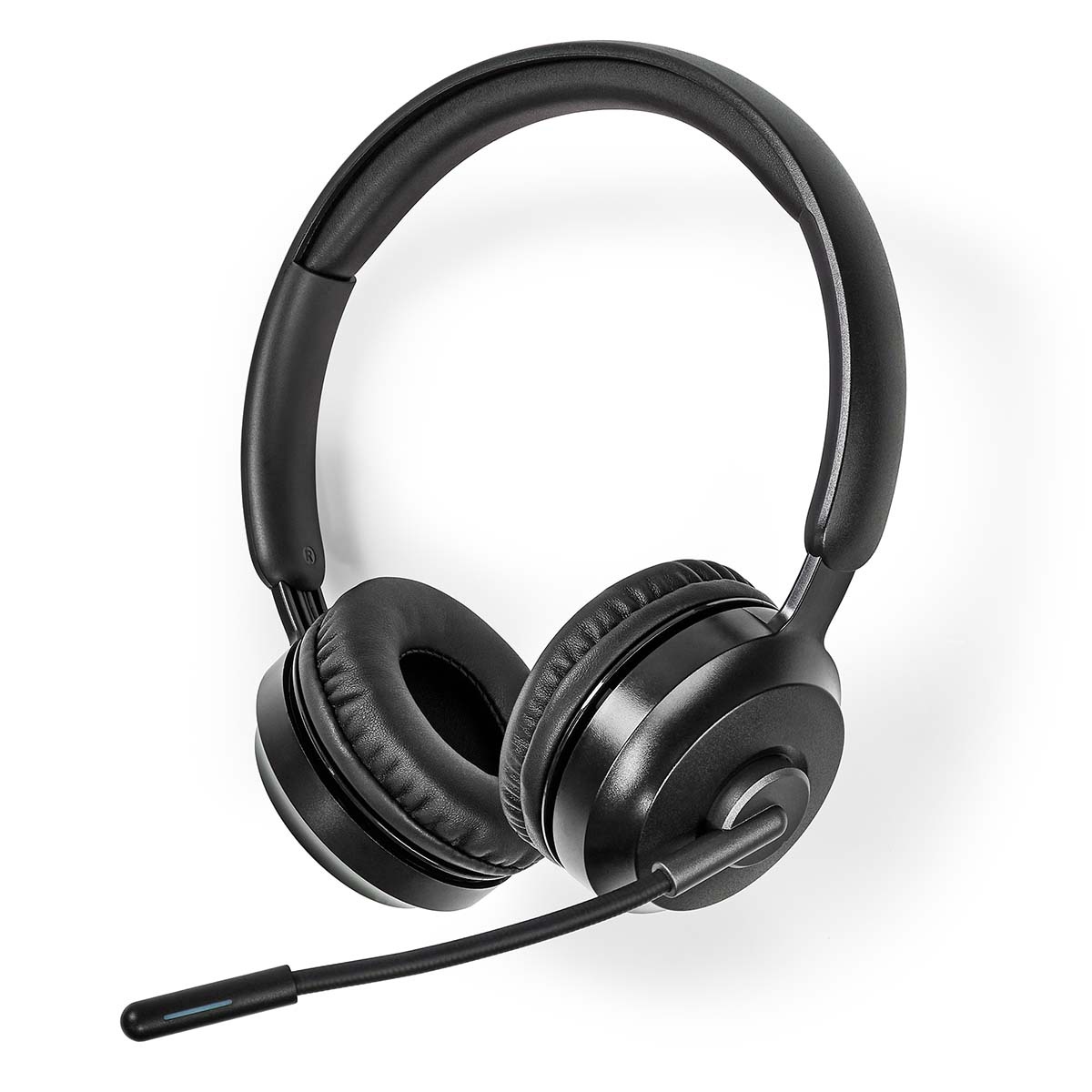 Nedis PC-Headset - On-Ear - Stereo - Bluetooth - Inklapbare Microfoon - Zwart