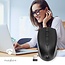 Nedis draadloze muis | compact | USB-A dongle | 1600 dpi | 4 knoppen