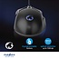 Nedis Gaming USB muis | USB-A | LED | 7200 dpi | 6 knoppen | 1,5 meter