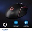 Nedis Gaming USB muis | USB-A | LED | 7200 dpi | 6 knoppen | 1,5 meter