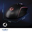 Nedis Gaming USB muis | USB-A | LED | 7200 dpi | 6 knoppen | 1,5 meter