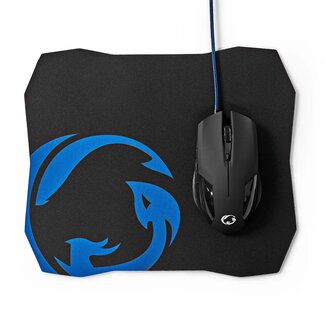 Nedis Nedis Gaming USB muis met muismat | USB-A | 7200 dpi | 6 knoppen | 1,5 meter