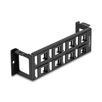 DeLOCK Delock Keystone Mounting Panel 8 Port surface mount vertical