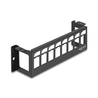 DeLOCK Delock Keystone Mounting Panel 8 Port surface mount horizontal