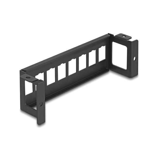 Delock Keystone Mounting Panel 8 Port surface mount horizontal