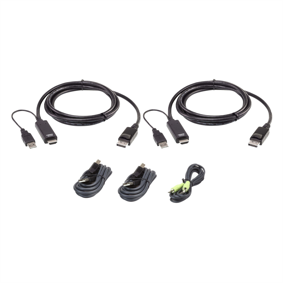 ATEN 2L-7D02UHDPX5 HDMI naar DP KVM KabelKit
