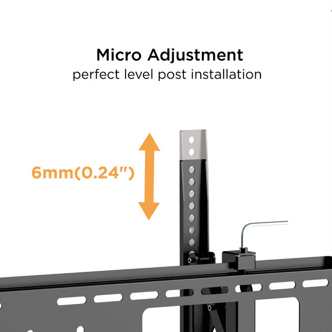 VALUE TV muurbeugel, 47 mm afstand tot de muur , kantelbaar, <203,2cm/80", <75kg