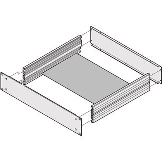 Schroff SCHROFF MultipacPRO Montageplaat, Diepte 150 mm