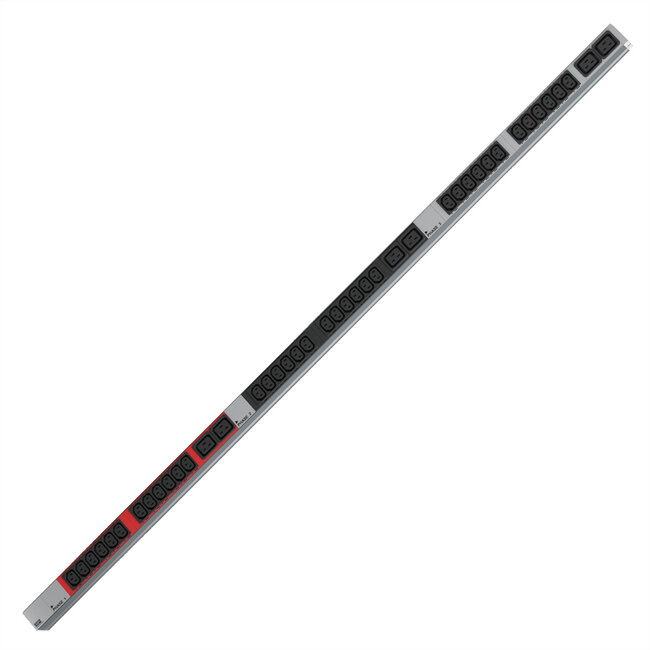BACHMANN IT PDU ALU 1U 36x C13 6x C19 CEE 3x16A rood