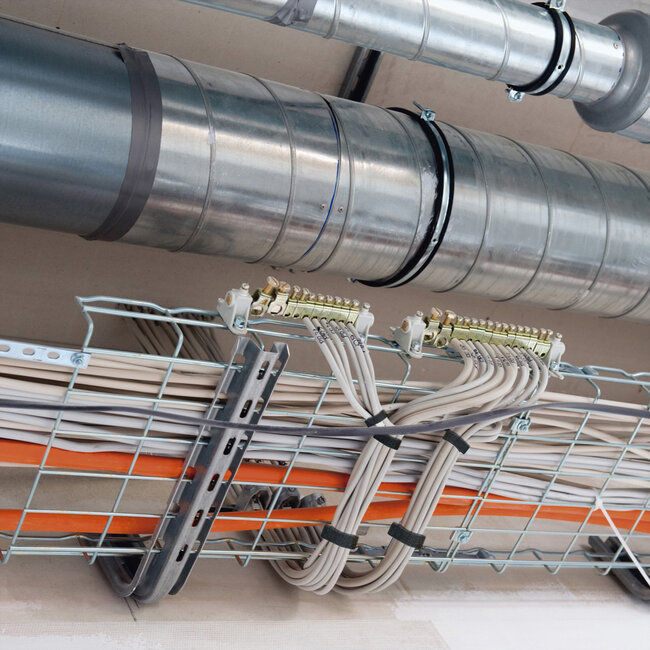 VELCRO® One Wrap® Tape 50 mm breed, roze, 25 m