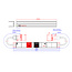 BACHMANN IT PDU Basic Inline SPD , 3ph 3x16A ÜSS 1m H05VV-F 5G2,5mm CEE 16A