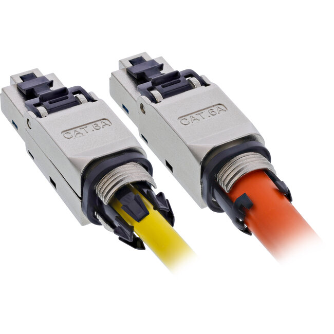 InLine® RJ45-stekker Cat.6A 500MHz, in het veld bedraad, afgeschermd