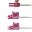 ROLINE glasvezelkabel 50/125µm OM4, LC/LC, UNIBOOT, violet, 7 m