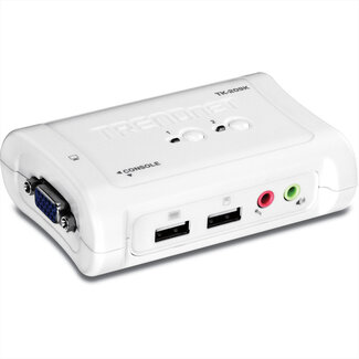 Trendnet TRENDnet TK-209K KVM-switch 2-poorts USB-kit met audio