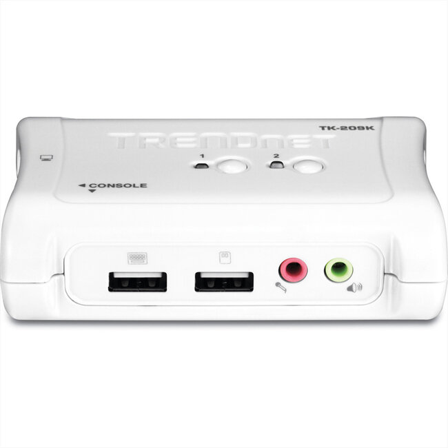 TRENDnet TK-209K KVM-switch 2-poorts USB-kit met audio