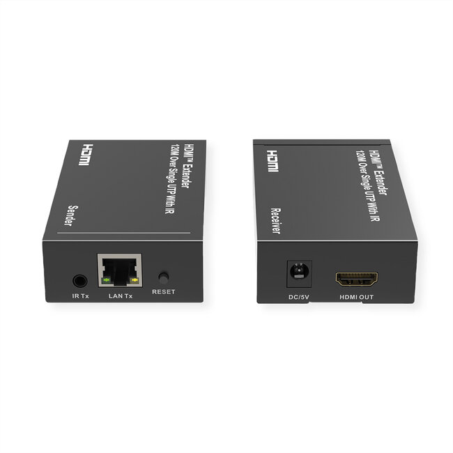 ROLINE HDMI Extender, via IP, 1080P, 120 m, met IR