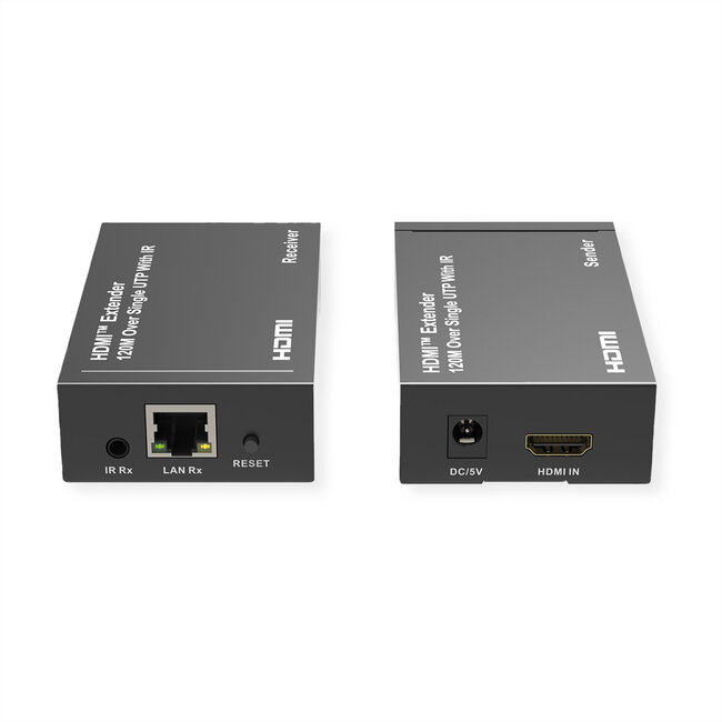 ROLINE HDMI Extender, via IP, 1080P, 120 m, met IR