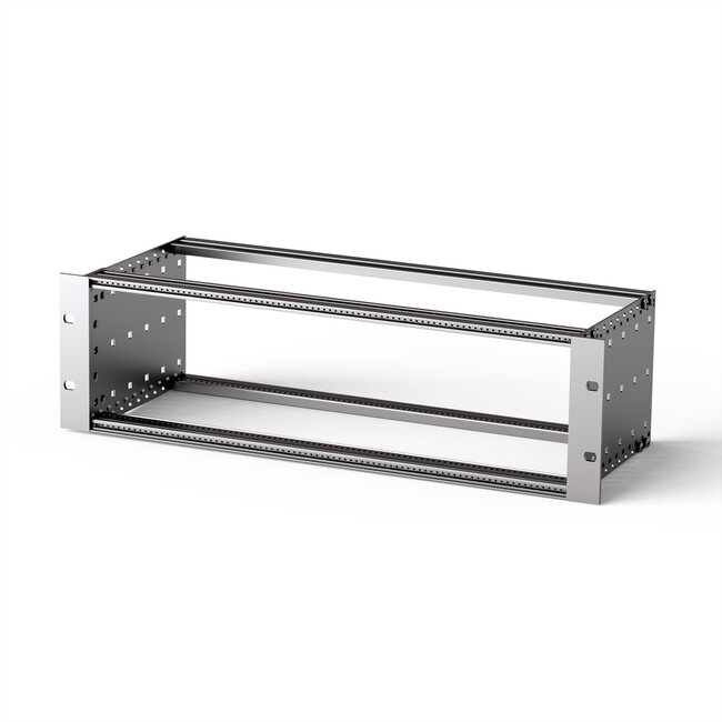 SCHROFF EuropacPRO 19" moduledrager voor achterwand, zwaar, retrofit afscherming, 3 HE, 175 mm