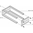 SCHROFF EuropacPRO 19" moduledrager voor achterwand, zwaar, retrofit afscherming, 3 HE, 175 mm