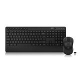 ACT Draadloos toetsenbord en muisbundel (Azerty). stille klik. milieuvriendelijk. gemaakt van gerec