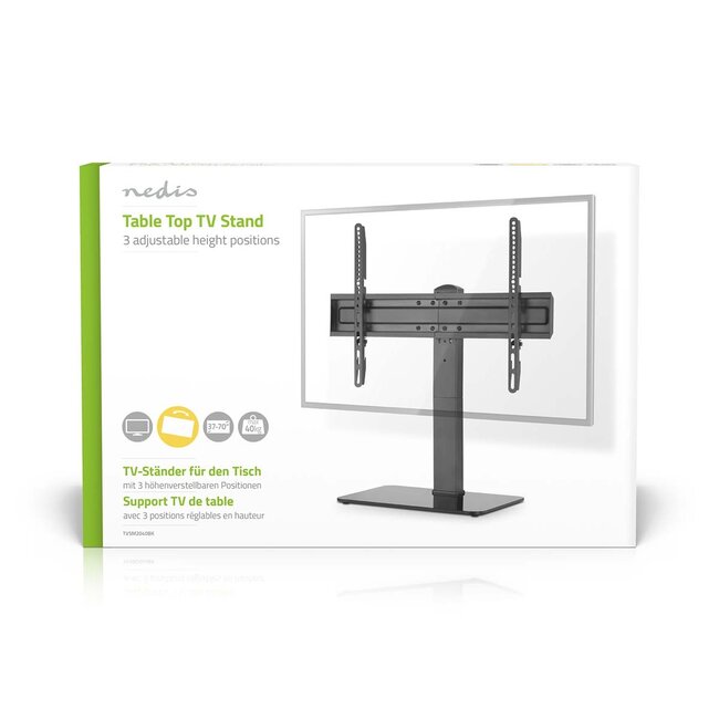 Nedis tafelstandaard voor schermen tot 70 inch | hoogte verstelbaar