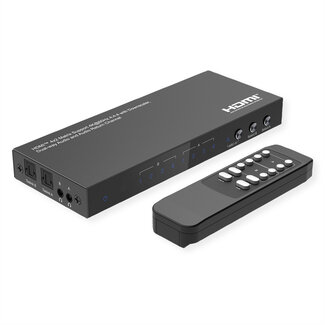 Value VALUE 4K HDMI Matrix Switch, 4 x 2, met afstandsbediening
