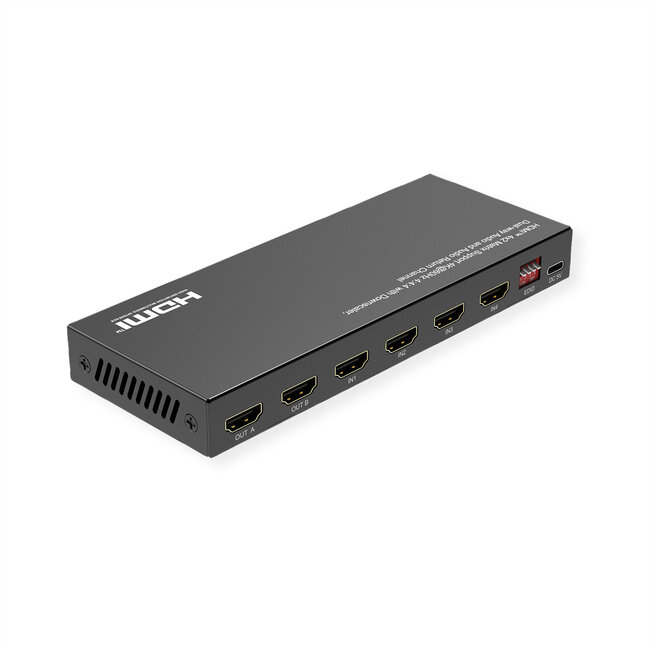 VALUE 4K HDMI Matrix Switch, 4 x 2, met afstandsbediening