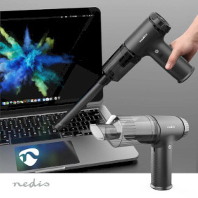 Handstofzuiger | Luchtblazer | 90 W | Oplaadbaar | Droog / Nat | Li-Ion | Zwart