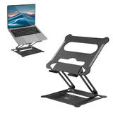 ACT Laptopstandaard, aluminium, inklapbaar, traploos in hoogte verstelbaar AC8140