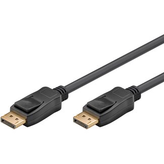 Goobay Goobay DisplayPort™ Cable 1.4, Certified, 32,4 Gbit/s 1 m