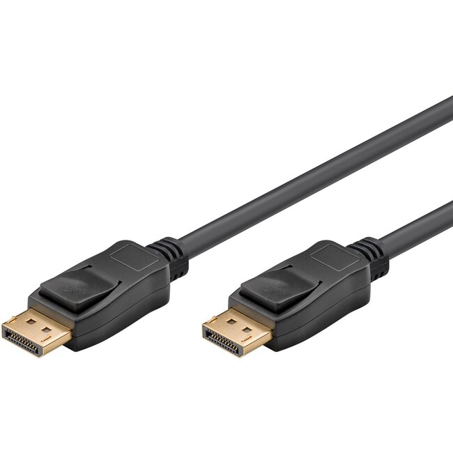 Goobay DisplayPort™ Cable 1.4, Certified, 32,4 Gbit/s 1 m