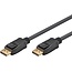 Goobay DisplayPort™ Cable 1.4, Certified, 32,4 Gbit/s 1 m