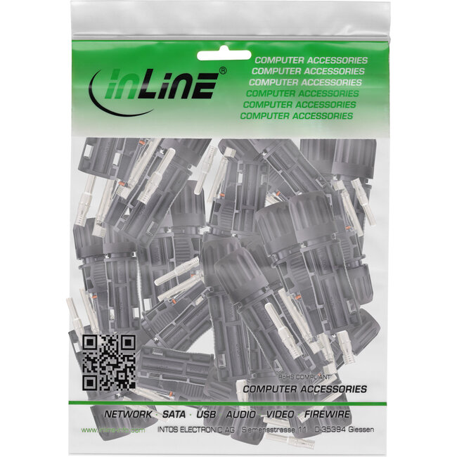 InLine® fotovoltaïsche zonneconnectoren, 20x stekker + 20x contactdoos