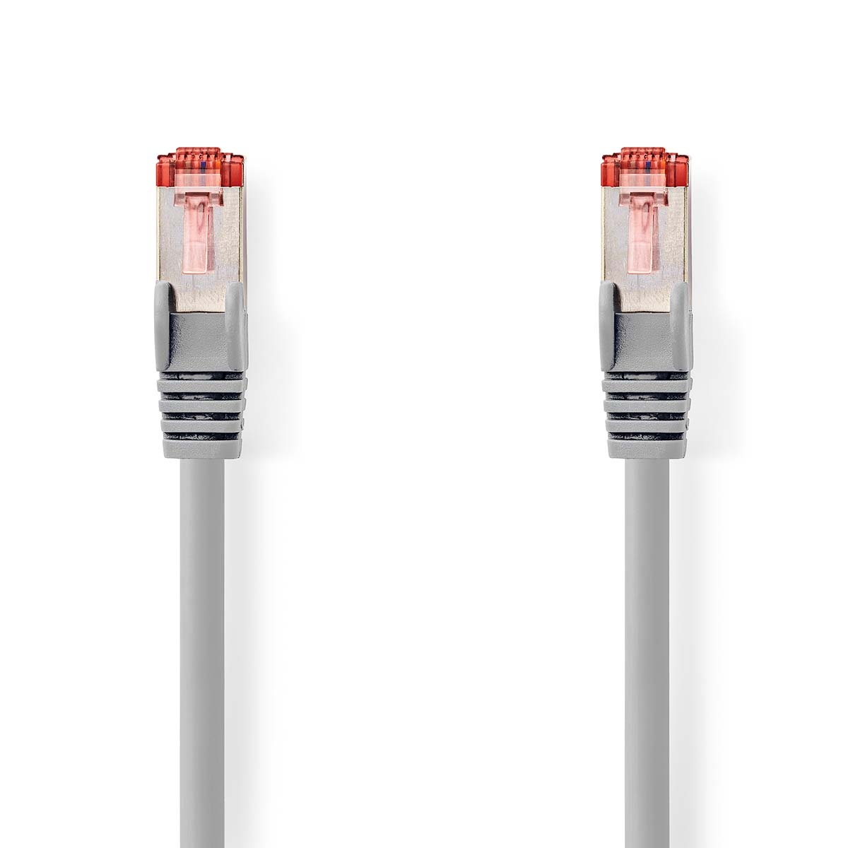 Nedis CAT6 Netwerkkabel - RJ45 Male - RJ45 Male - S/FTP - 20.0 m - Rond - LSZH - Grijs - Doos